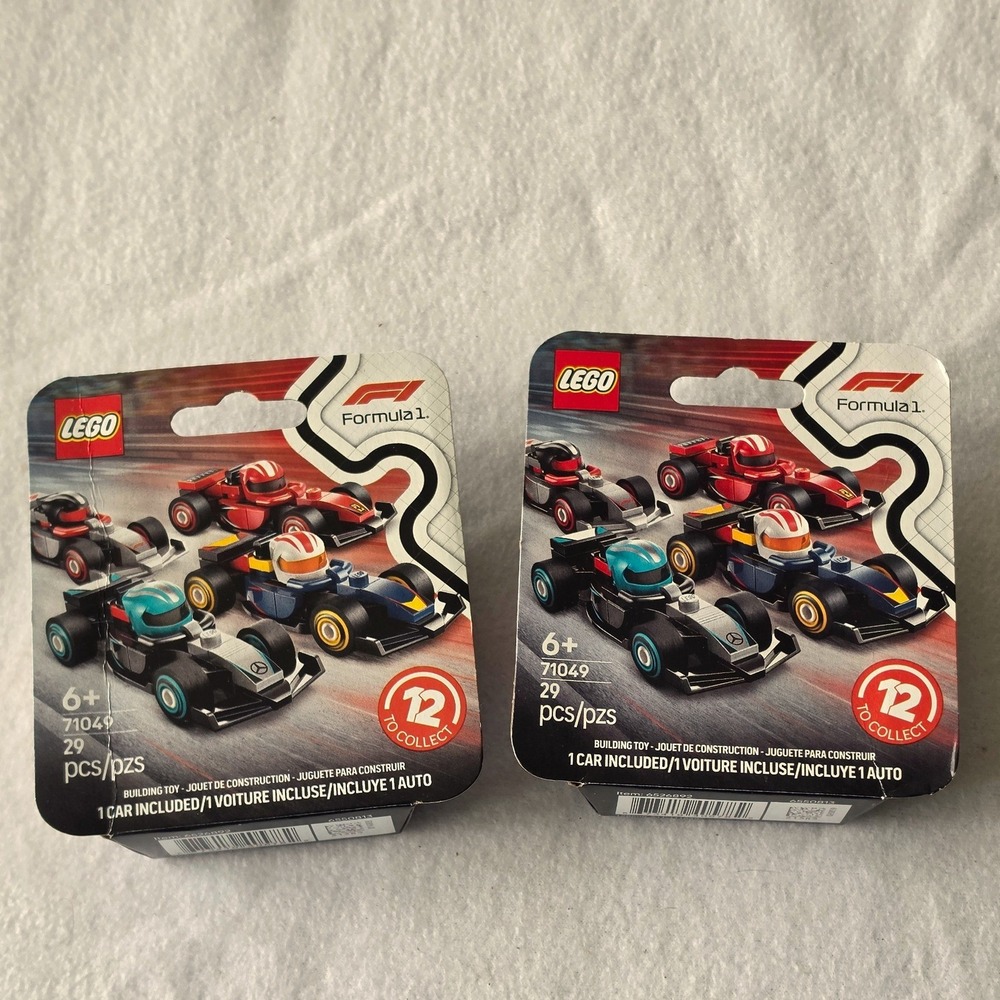 Lego Formula‎ 1 Collectible Cars 71049 Building Toy Set 29 Pcs Lot 2 New Sealed